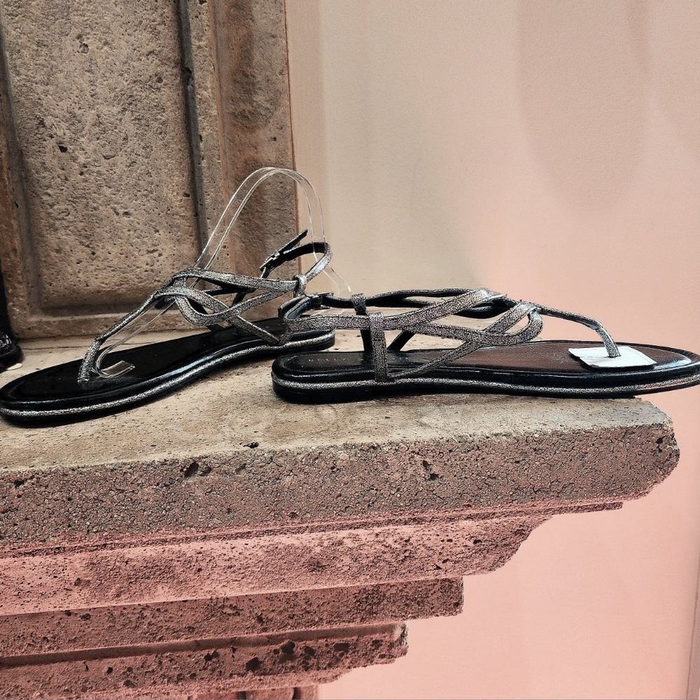 NWOB Kelly and Katie Peggie Slingback Metallic Sandals Size 9.5 - Picture 10 of 12